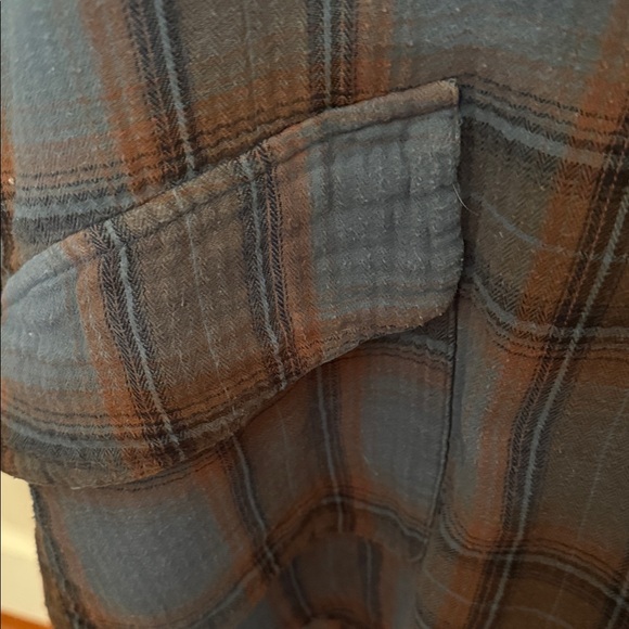 Free People CP Shades Oversized Cotton Plaid Boho Tunic - Picture 4 of 5